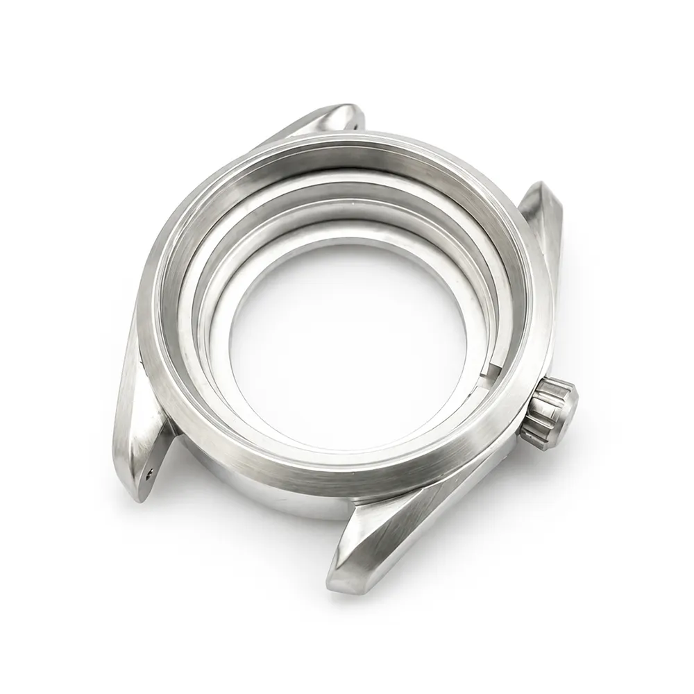 40mm Brushed Watch Case Rail Style